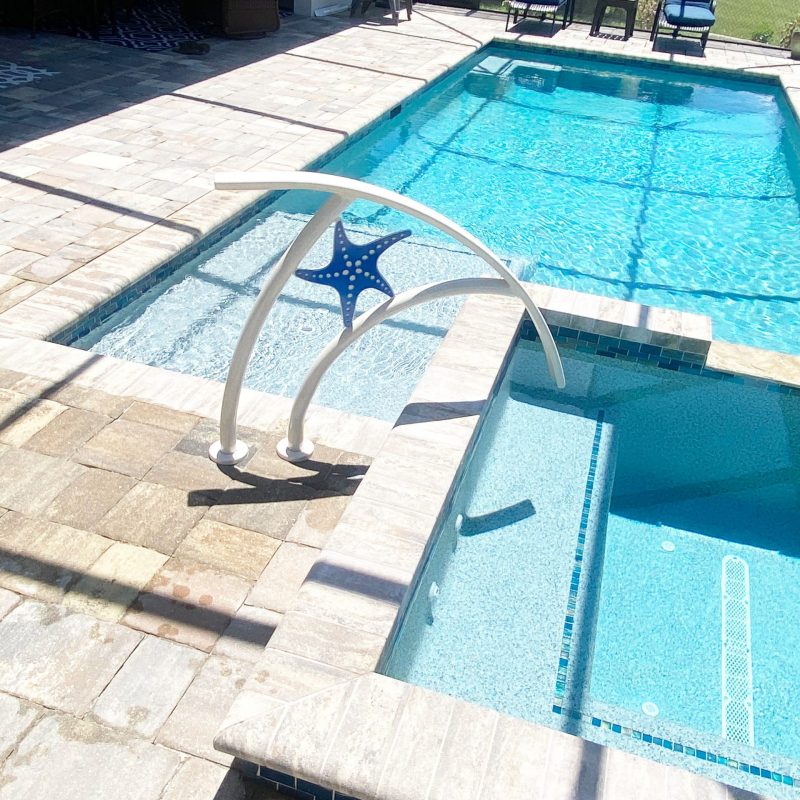 Spa Artistic Starfish Custom Hand Rail Spa Artistic Starfish Custom Hand Rail