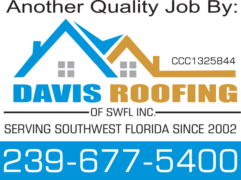 davis roofing of swfl Inc. Logo Sign Davis Roofing of Southwest Florida, Inc.